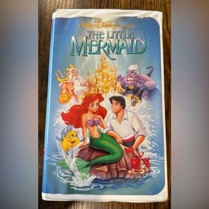 Disney Little Mermaid Black Diamond Edition Banned Cover VHS